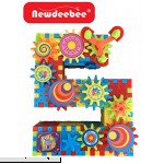 Newdeebee 3D Interlocking Learning Gears Special Edition Gear Building Toy Set  B01MCT250S